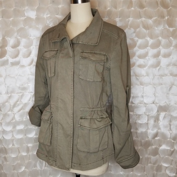 BCBGMAXAZRIA Bronnen Open Back Cargo Jacket XS (Fits Small Too) - Picture 4 of 7